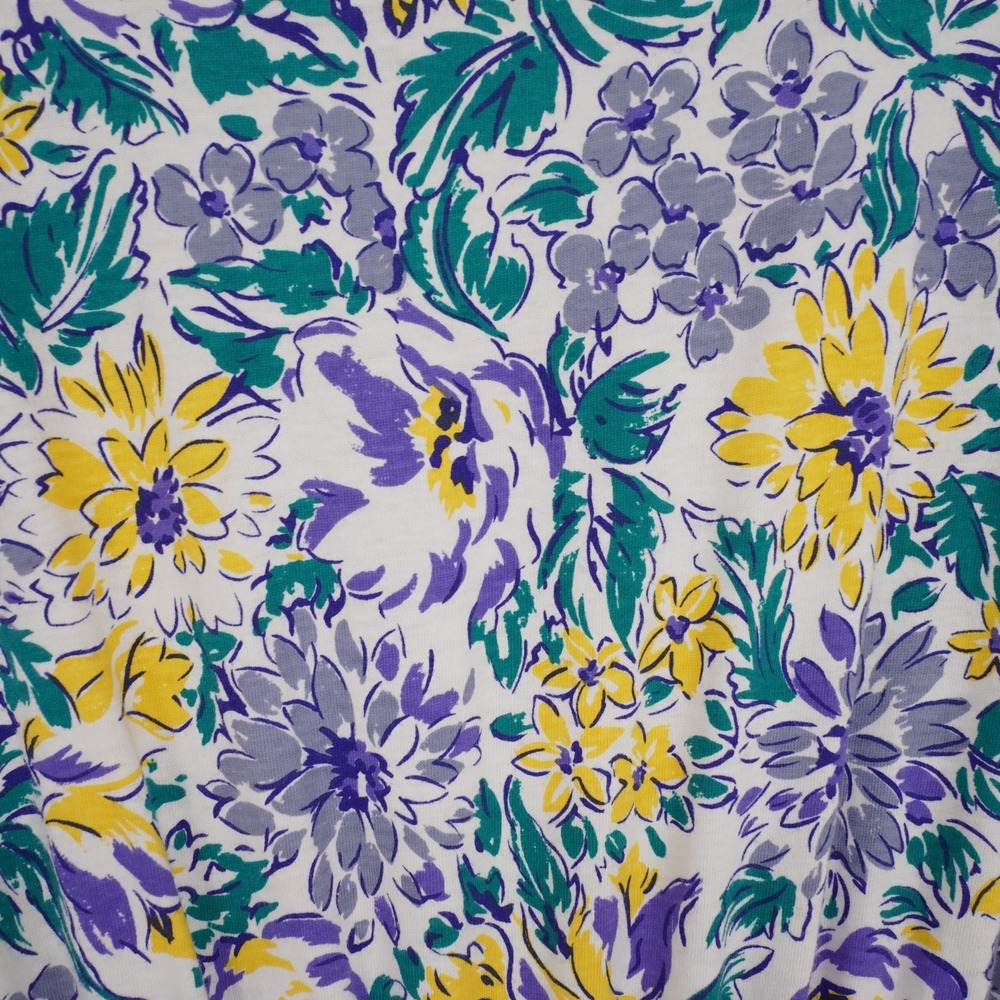 Vintage Laura Ashley Floral Romper Jumpsuit Womens S Cotton Colorful 90s Cottage - Picture 3 of 16